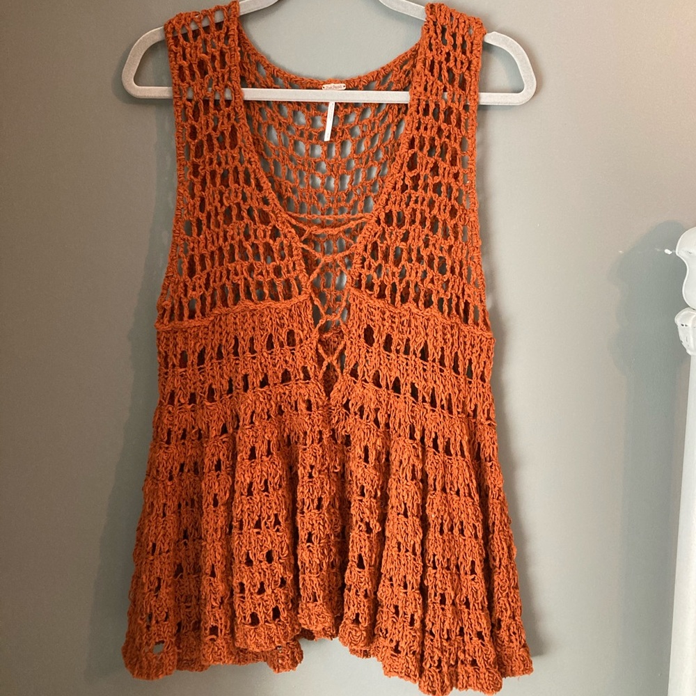 Free People Crochet Tank top
